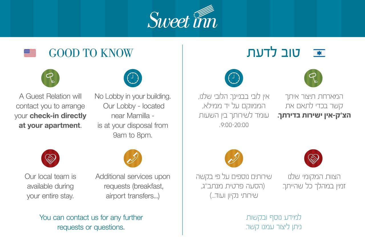 Sweet Inn- Talbieh Jerusalem Exterior photo